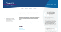 Desktop Screenshot of brookerconsulting.com.au